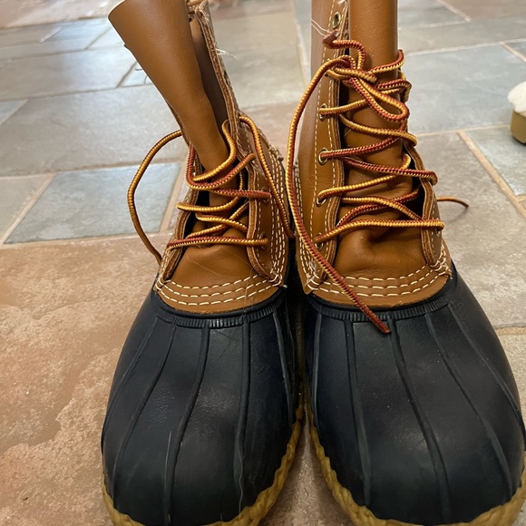 LL Bean Boots Navy Size 9 - Picture 2 of 4